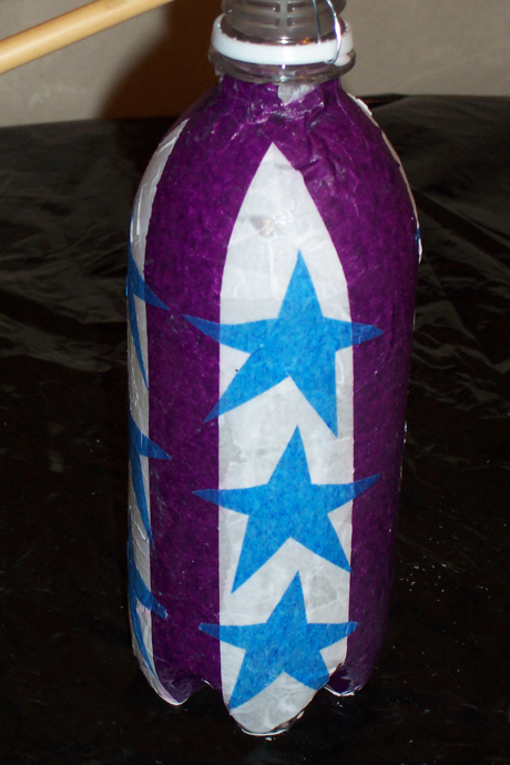 pop bottle lantern
